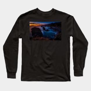 Sunset at a Rocky Northern California Beach Long Sleeve T-Shirt